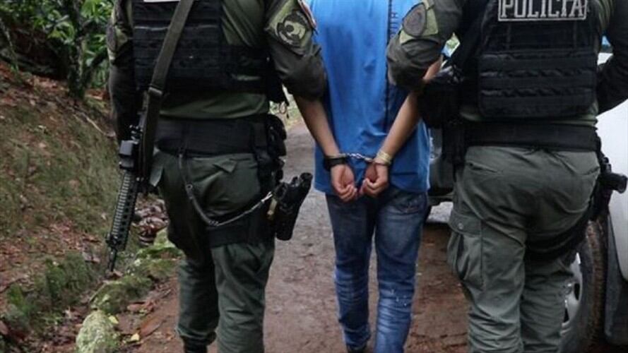 Policía y Ejército capturaron a presunto cabecilla del EPL en Norte de Santander. Foto: Cortesía