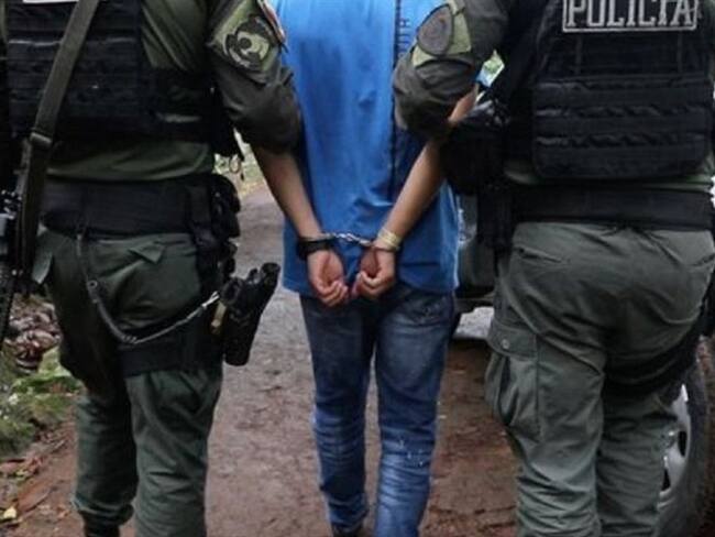 Policía y Ejército capturaron a presunto cabecilla del EPL en Norte de Santander. Foto: Cortesía