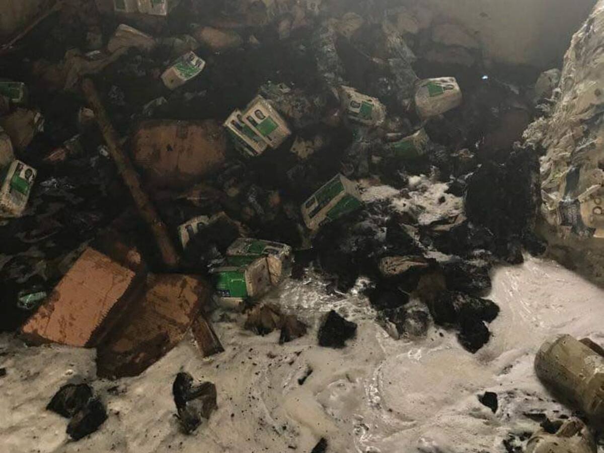 Incendio consumió elementos de bioseguridad en colegio de Santa Marta
