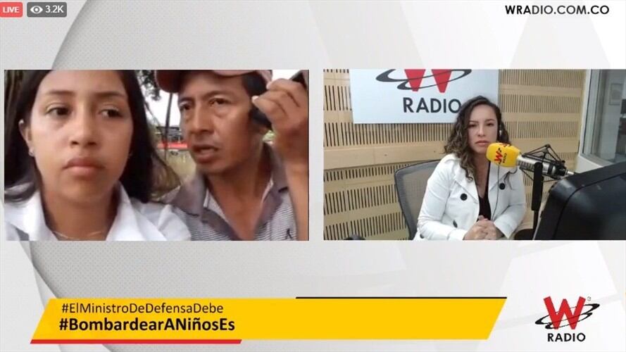 "Mi hija no era ninguna guerrillera” padres de niña asesinada en el Caguán. Foto: W Radio