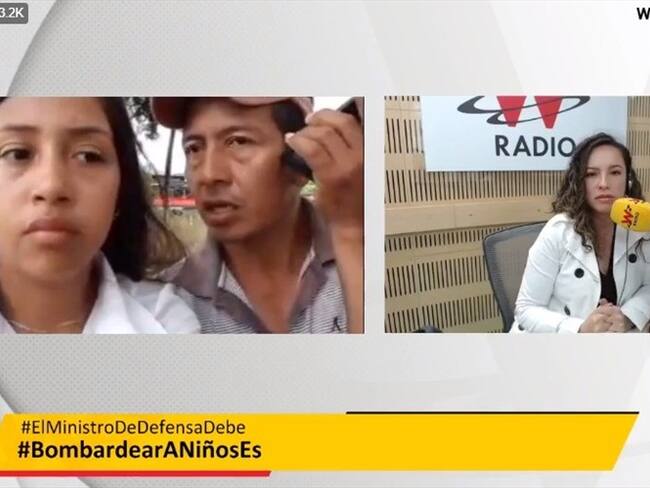 "Mi hija no era ninguna guerrillera” padres de niña asesinada en el Caguán. Foto: W Radio