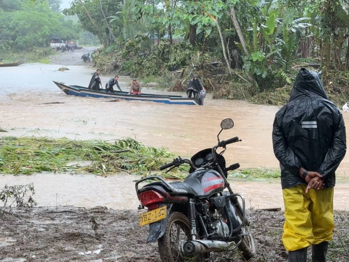 Lluvias intensas dejan más de 800 familias damnificadas en Piamonte, Cauca