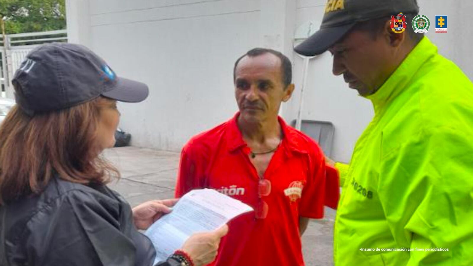 Detienen a un hombre por colaborar en masacre de cuatro indígenas kankuamo en Colombia. Foto: Fiscalía.