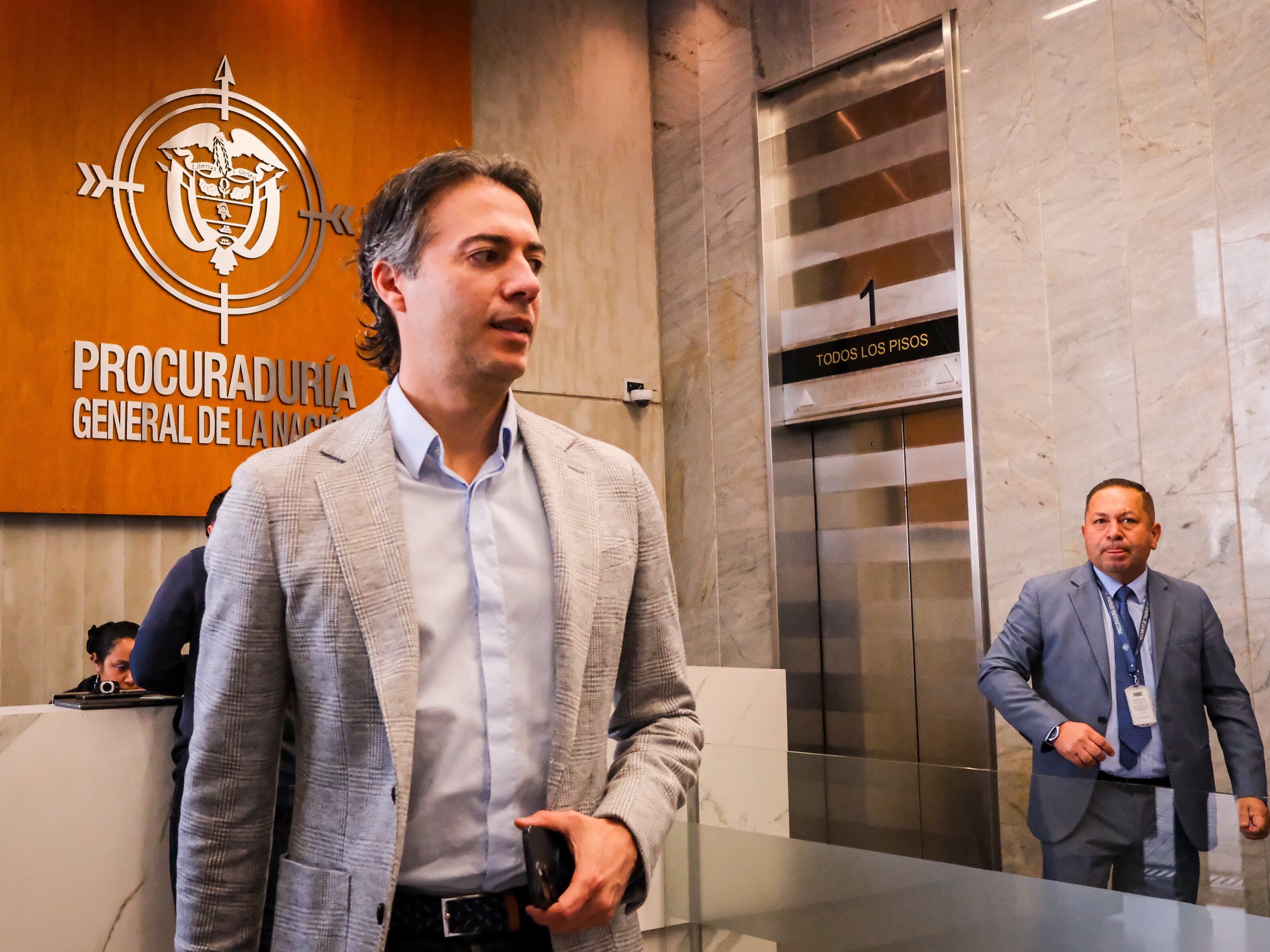 Daniel Quintero en la Procuraduría - Colprensa