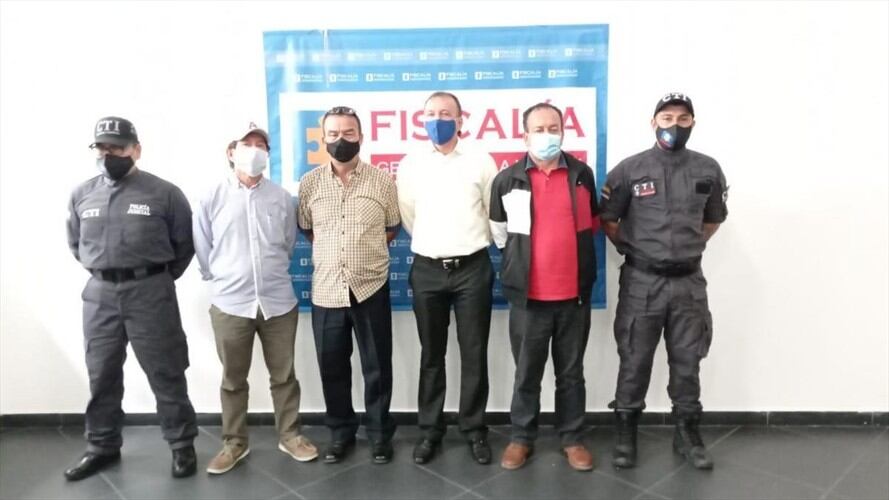 Captura del alcalde de Marsella. Foto: Fiscalía General de la Nación