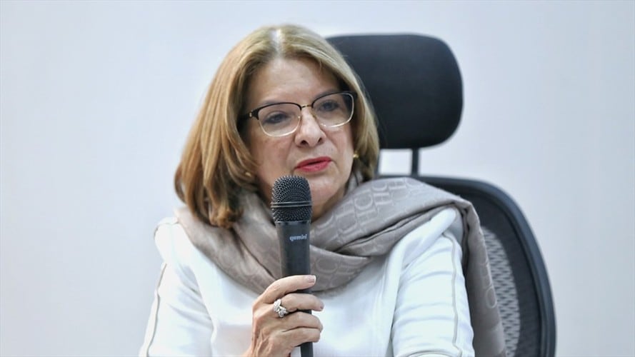 Iván Duque destacó la gestión de Margarita Cabello en la estructuración de la política carcelaria y en el impulso a la cadena perpetua para abusadores y asesinos de menores. Foto: Colprensa / CAMILA DÍAZ