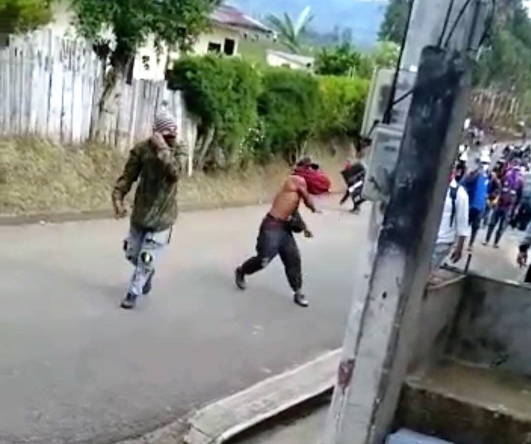 Los hechos se presentaron en la vereda Lame, al norte de Popayán. Crédito: Q más noticias.