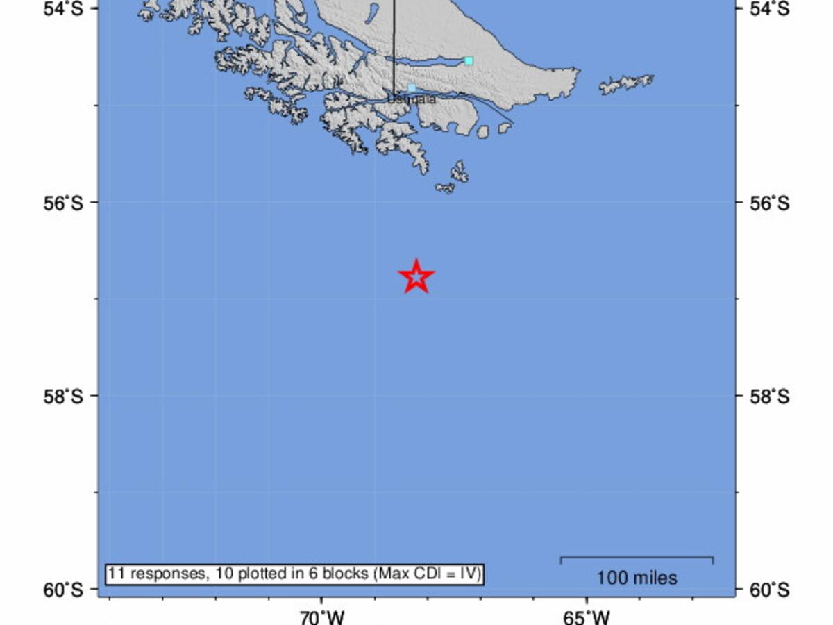 Pueblo en el sur de Argentina fue evacuado por alerta de tsunami tras sismo de 7,5