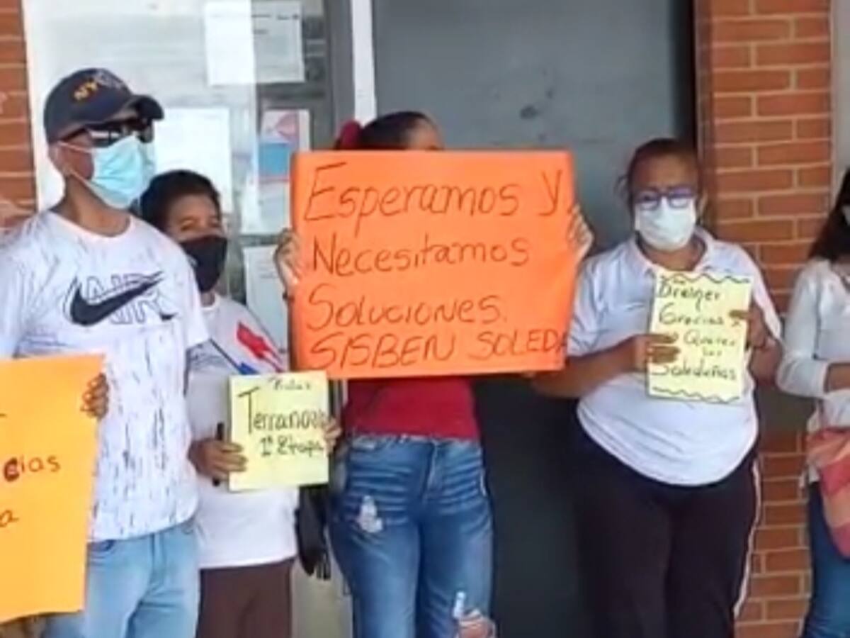 Líderes sociales denunciaron malos manejos del Sisbén en Soledad, Atlántico