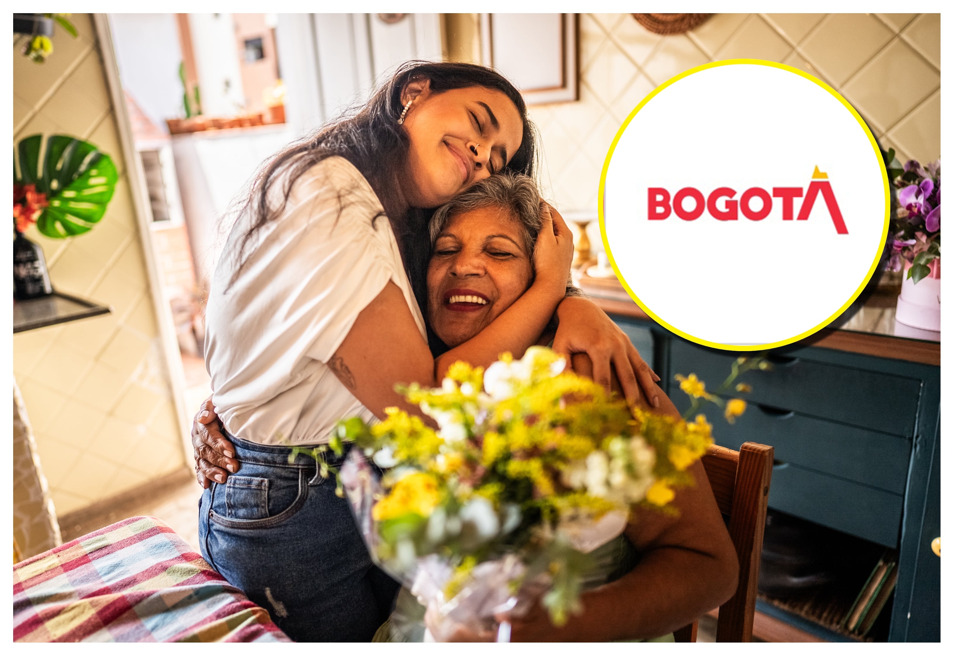Referencia de amor a mamá y símbolo de Bogotá. Foto: FG Trade vía Getty Images y página del Distrito.