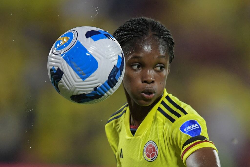 Linda Caicedo. (Photo by Raul ARBOLEDA / AFP) (Photo by RAUL ARBOLEDA/AFP via Getty Images)