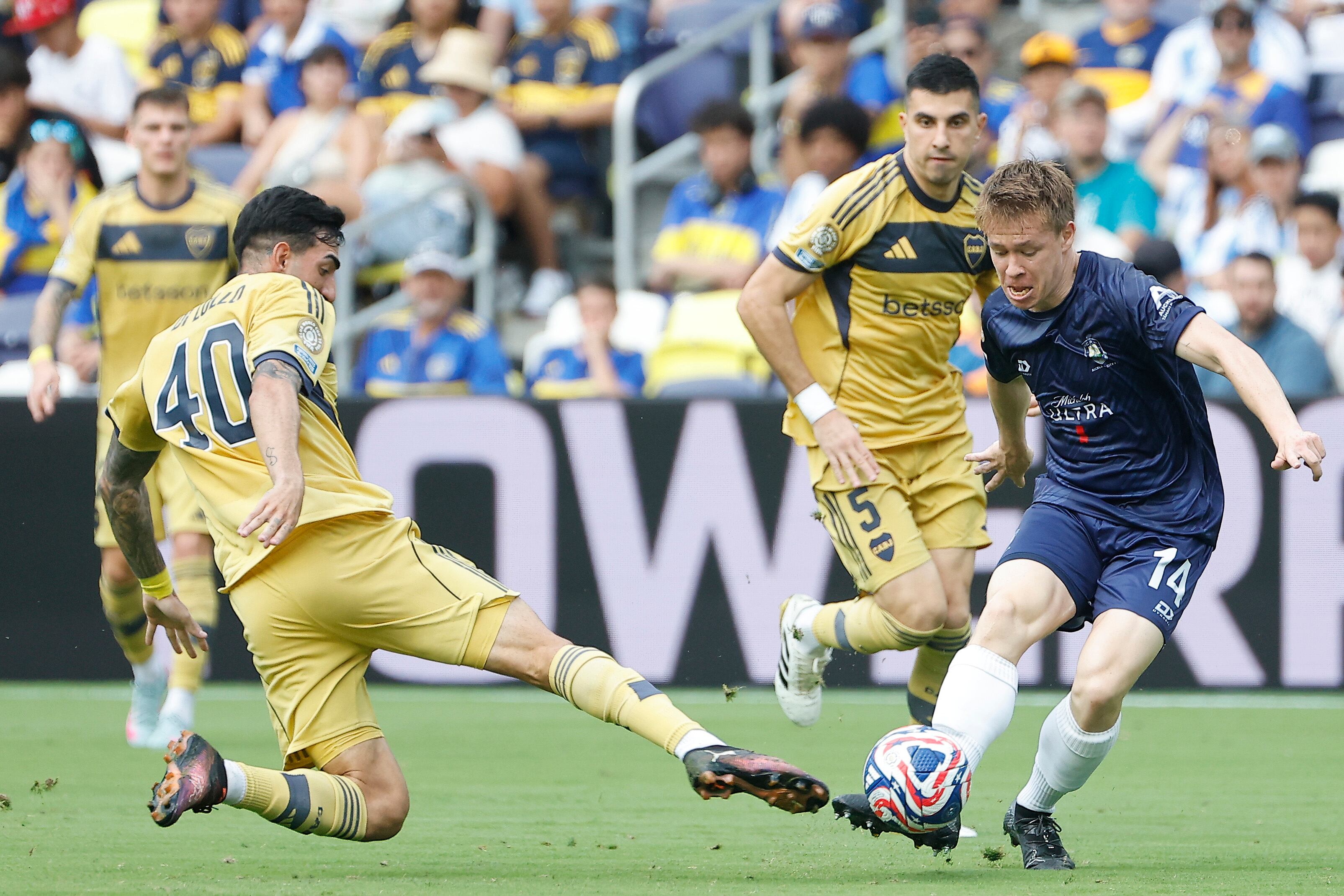 Auckland City - Boca Juniors. Foto: EFE.