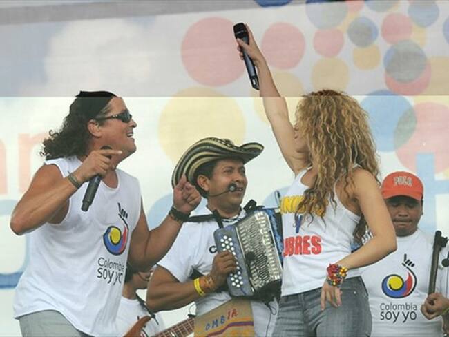 Carlos Vives y Shakira. Foto: Colprensa