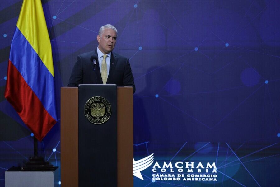 Presidente de Colombia, Iván Duque. Foto: Colprensa.