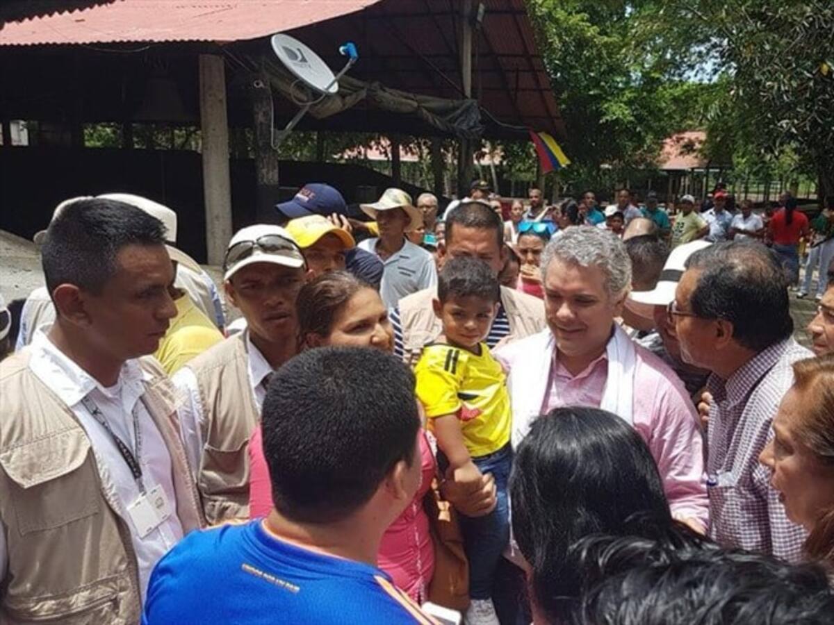 Presidente electo Iván Duque visitó al senador Álvaro Uribe en El Ubérrimo en Montería