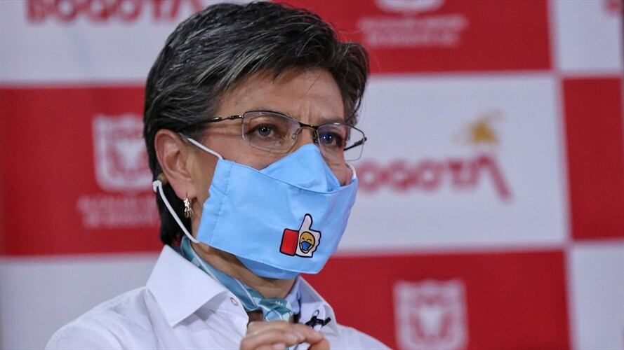 No podemos bajar la guardia y dejar de cuidarnos: Claudia López. Foto: Colprensa