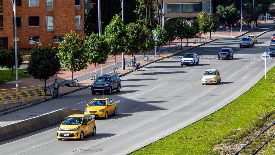 En Bogotá, taxista se escapó con las bolsas de mercado de su pasajero . Foto: Getty Images/Arturo Rosenow