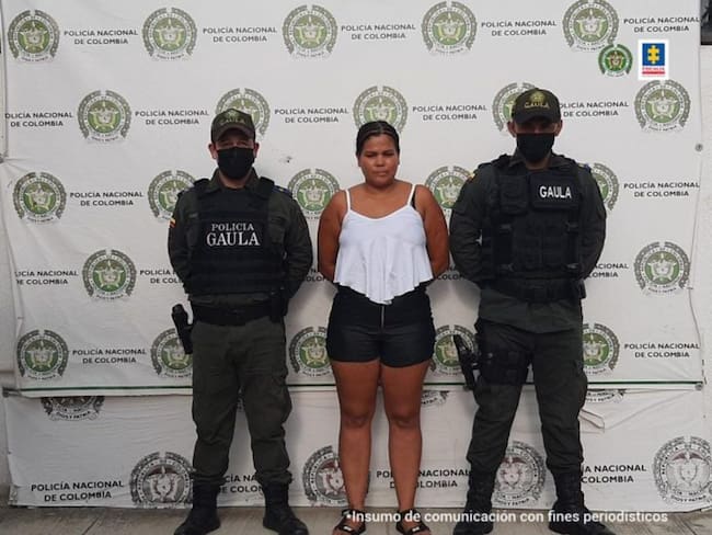 Alias ‘La Niña’. Foto: Fiscalía General de la Nación