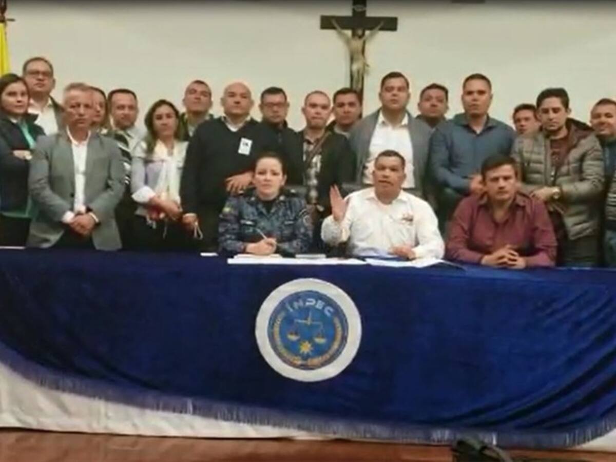 Inicia protesta de trabajadores del Inpec contra el Plan de Desarrollo