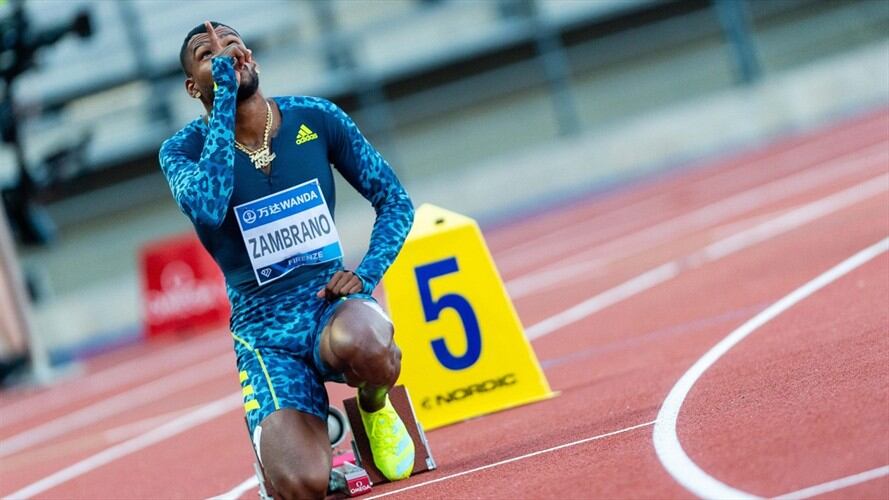 Anthony Zambrano, atleta colombiano. Foto: Marco M. Mantovani/Getty Images