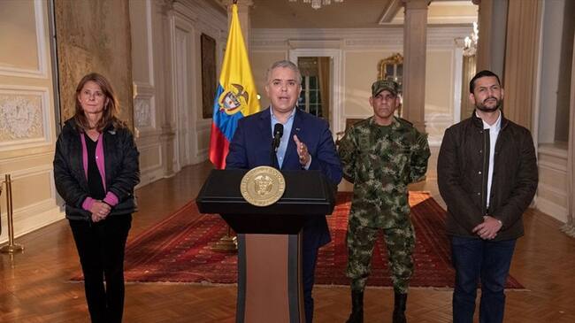 ¿Qué representa el apoyo militar para enfrentar las protestas en el país?. Foto: Agencia EFE / PRESIDENCIA