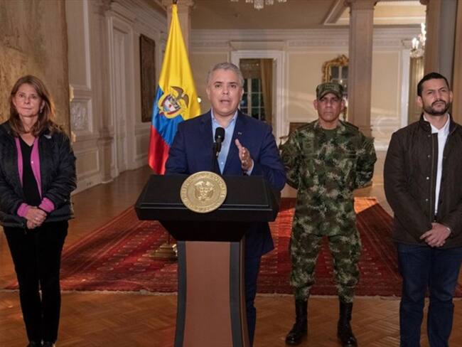 ¿Qué representa el apoyo militar para enfrentar las protestas en el país?. Foto: Agencia EFE / PRESIDENCIA