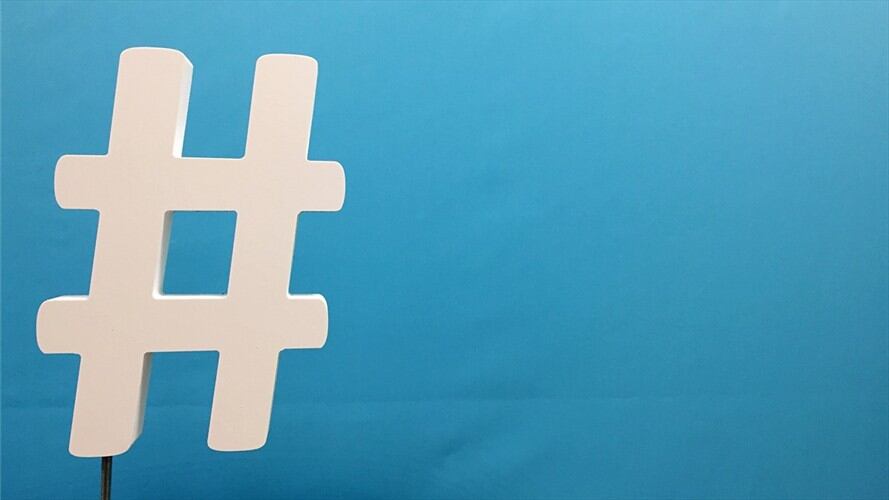 Imagen de referencia de hashtag. Foto: Getty Images / Peter Willert / EyeEm