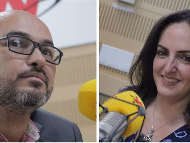 María Fernanda Cabal y Francisco Tolosa . Foto: W Radio