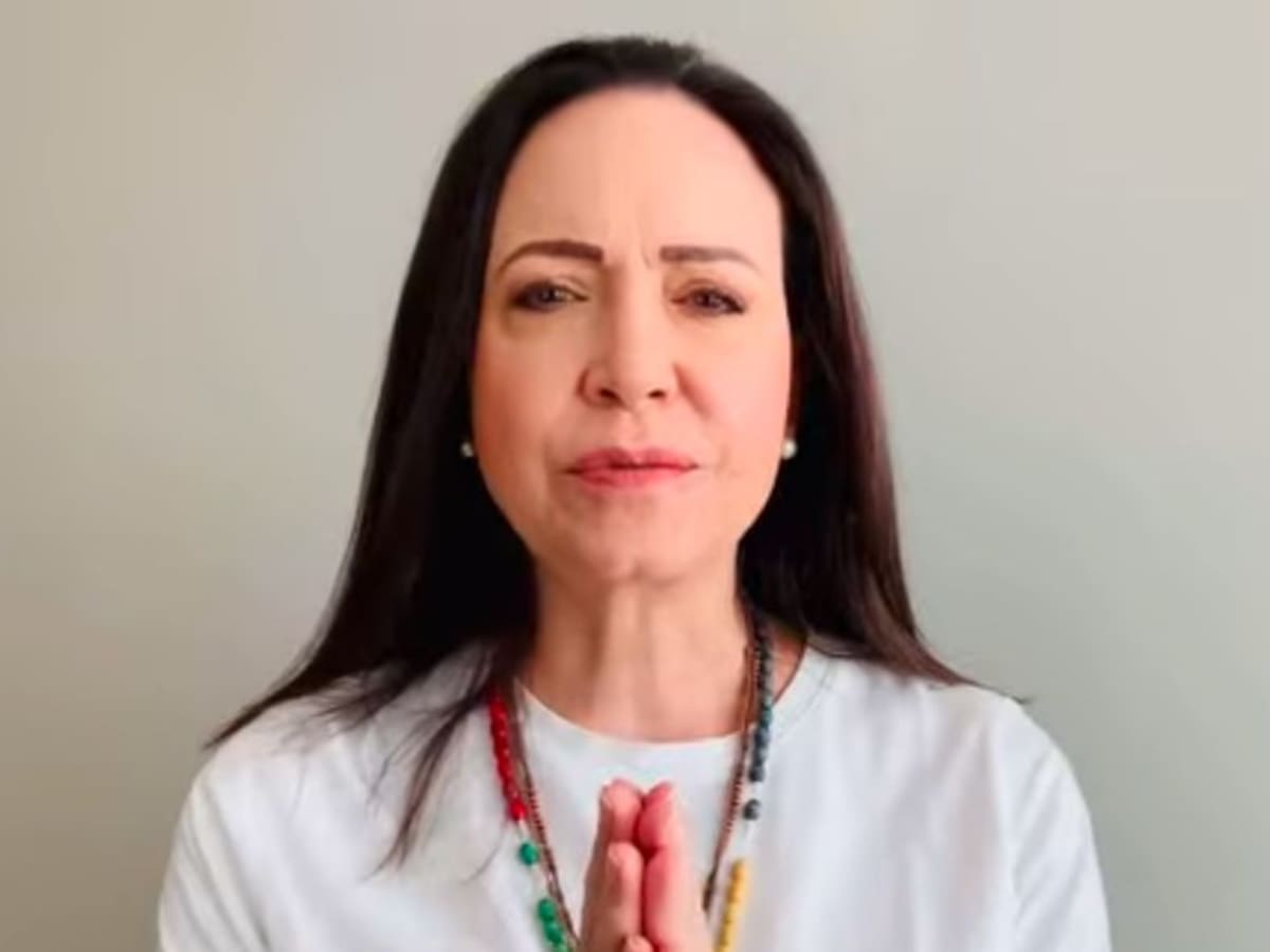 María Corina Machado se pronunció: “Maduro consolidó un golpe de Estado, la libertad está cerca”