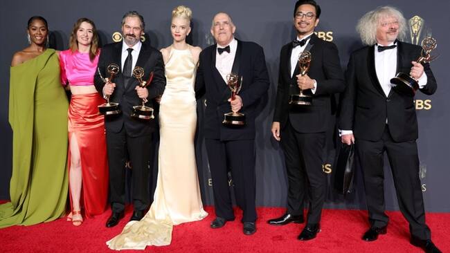 The Queen's Gambit arrasa en los Premios Emmy . Foto: Rich Fury / Getty