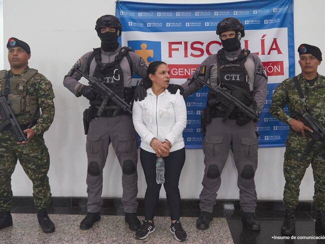 Captura de Amparo Estela Burbano. Foto: Fiscalía