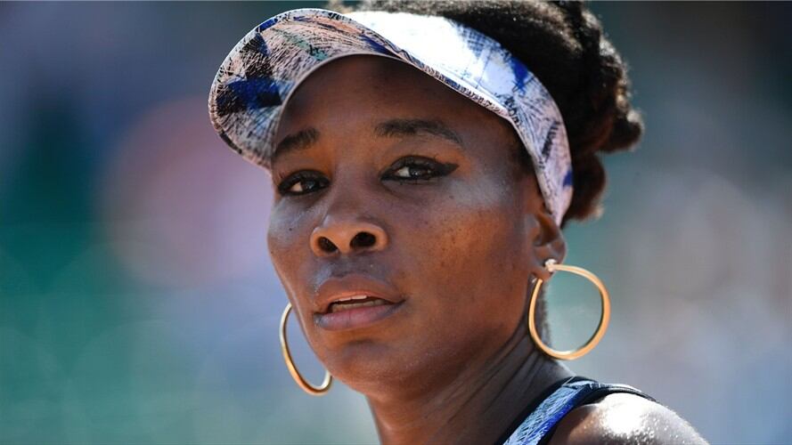 Venus Williams investigada por accidente automovilístico que dejó un muerto en Florida. Foto: Getty Images