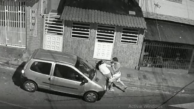 Agresion floridablanca . Foto: Tomada del video.