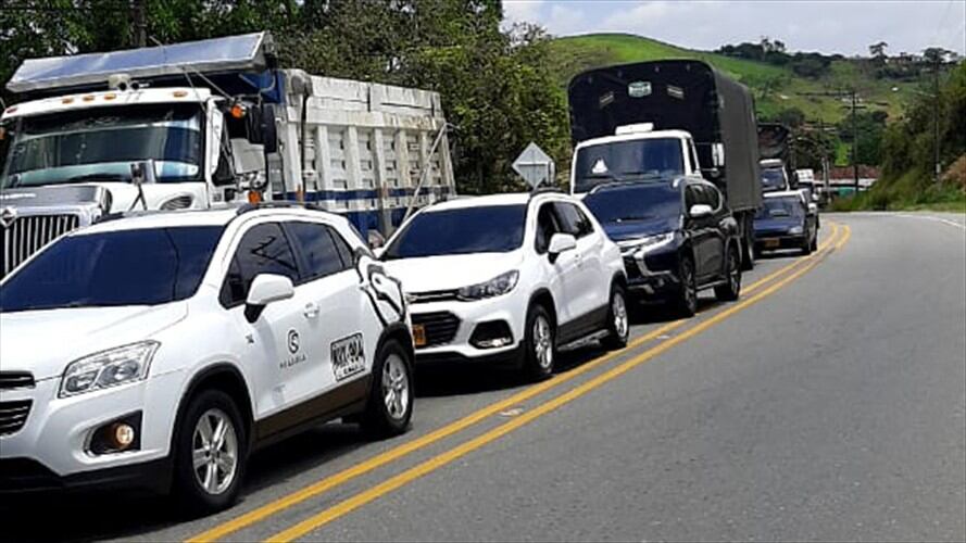 Las comunidades salieron a varios puntos de la vía Panamericana, entre ellos Pescador, La María y El Descanso. Foto: Cortesía Pedro Ceballos