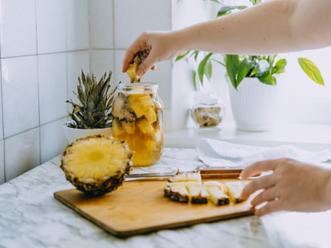 Imagen de referencia de agua de piña. Foto: Getty