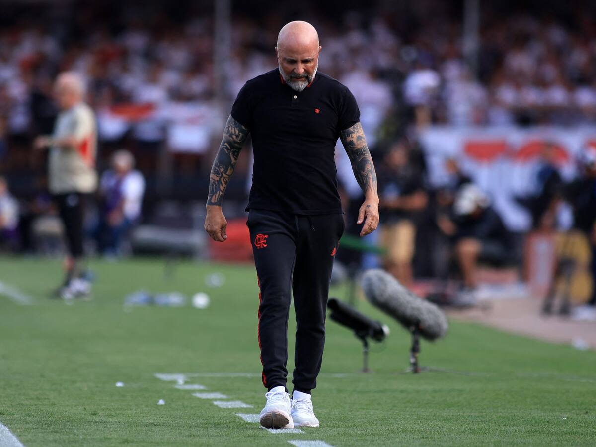 Flamengo anuncia la salida del técnico argentino Jorge Sampaoli