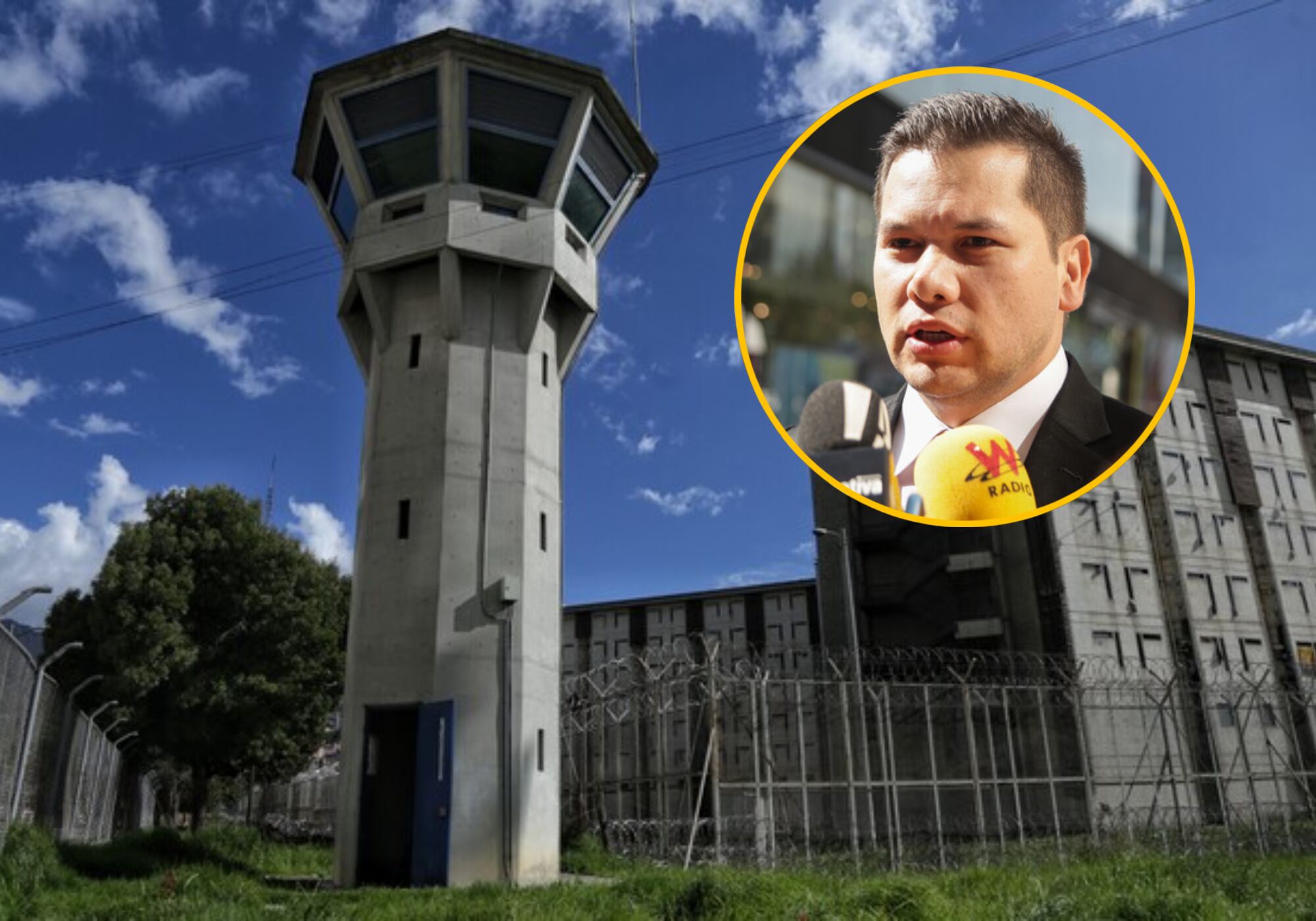 Cárcel La Picota y Andrés Calle. Foto: (Colprensa - Camila Díaz) / (Colprensa - Catalina Olaya)