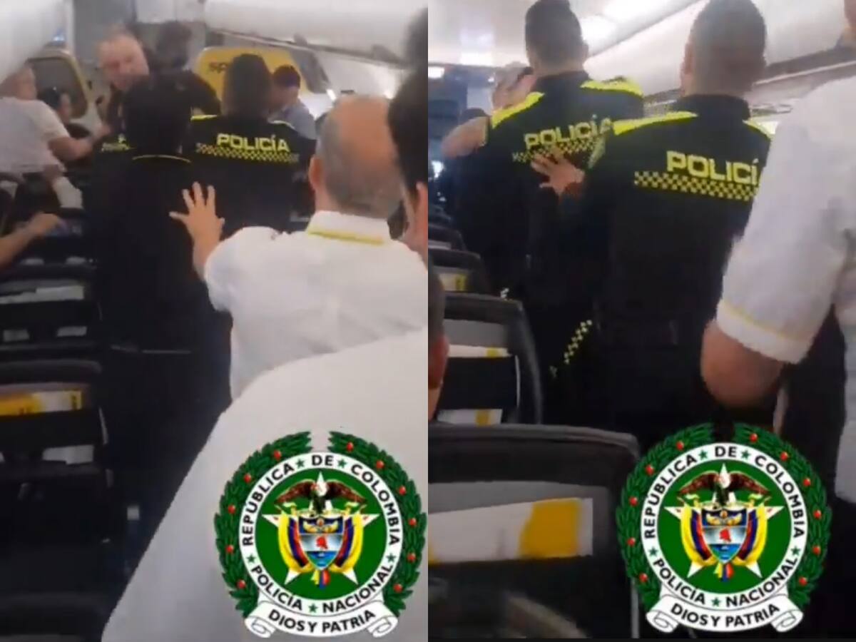 Extranjero agredió a policías en vuelo Barranquilla- Miami