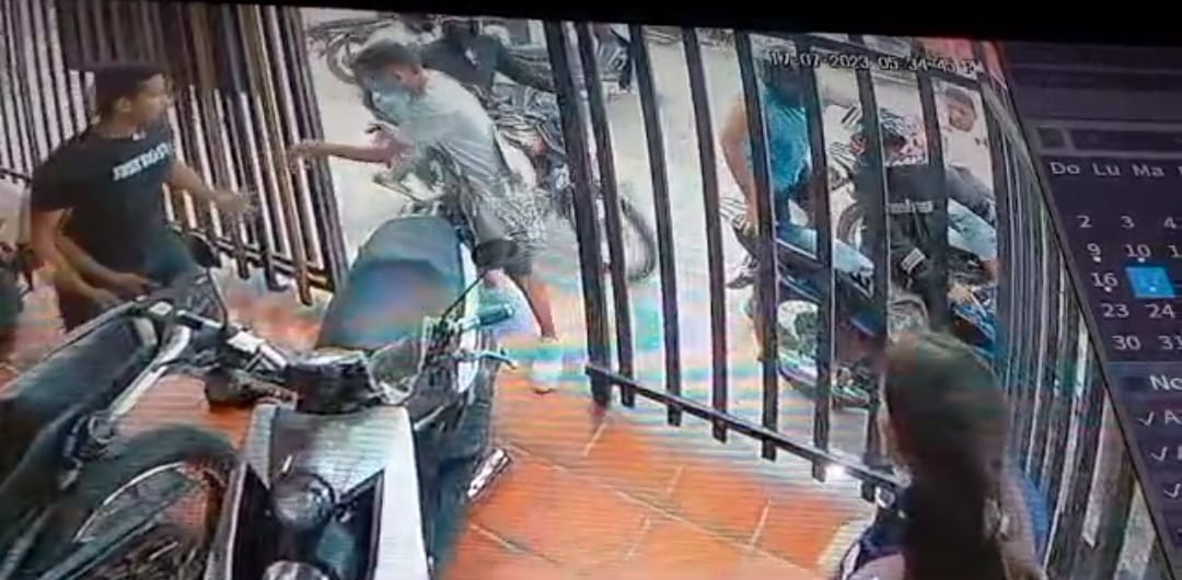 Atraco masivo/ Cámaras de seguridad