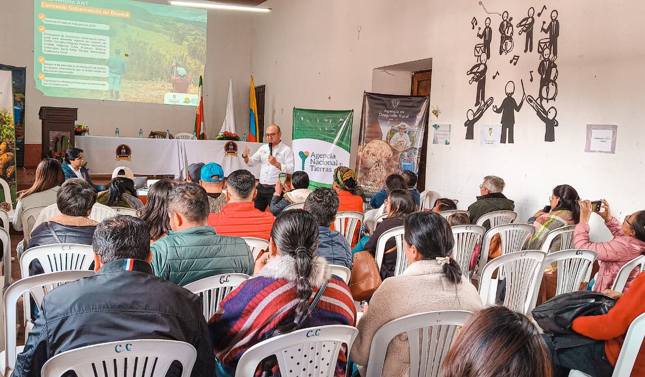 El Encuentro Departamental de Comités Municipales de Reforma Agraria se realizará este 23 y 24 de septiembre en el Seminario Mayor de Tunja / Foto: Agencia Nacional de Tierras.