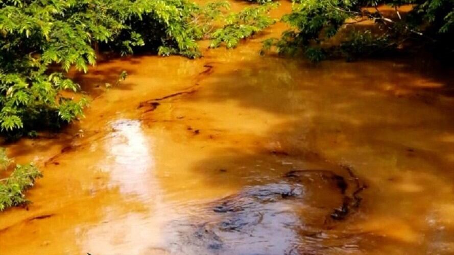 Río habría sido contaminado con hidrocarburos en el Catatumbo. Foto: Cortesía