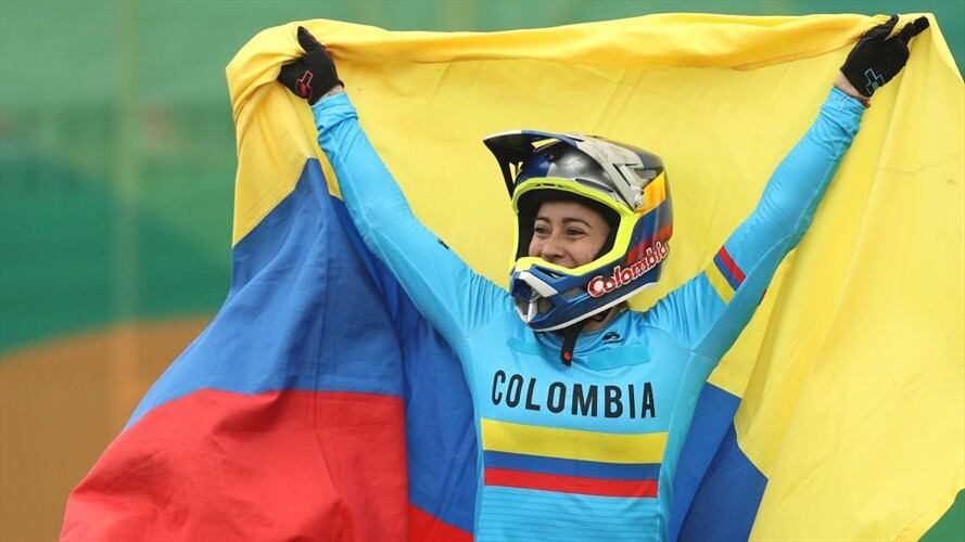 Mariana Pajón es una de las cartas más fuertes de Colombia para obtener medalla de oro en los Juegos Olímpicos de Tokio 2020. Foto: Getty Images/ Patrick Smith