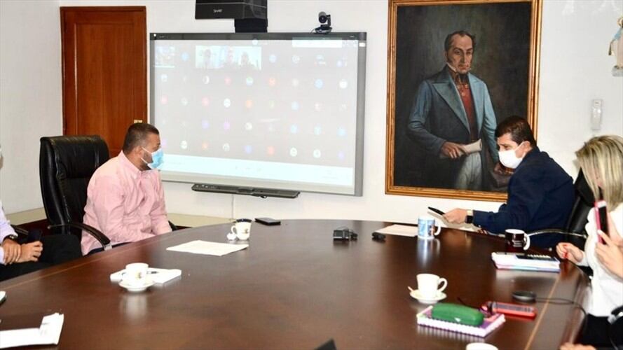 En este momento, la ocupación en las UCI para pacientes COVID es el 100 % y la ocupación general en UCI es del 96 %. Foto: Gobernación de Risaralda (Proporcionada por Cristina Álvarez)