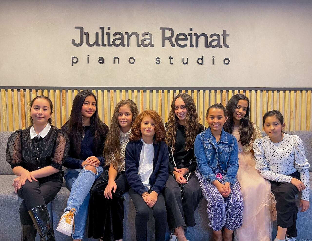 Niños pianistas colombianos se presentarán en el Royal Albert Hall, en Londres. Foto: Juliana Reinat Piano Studio.