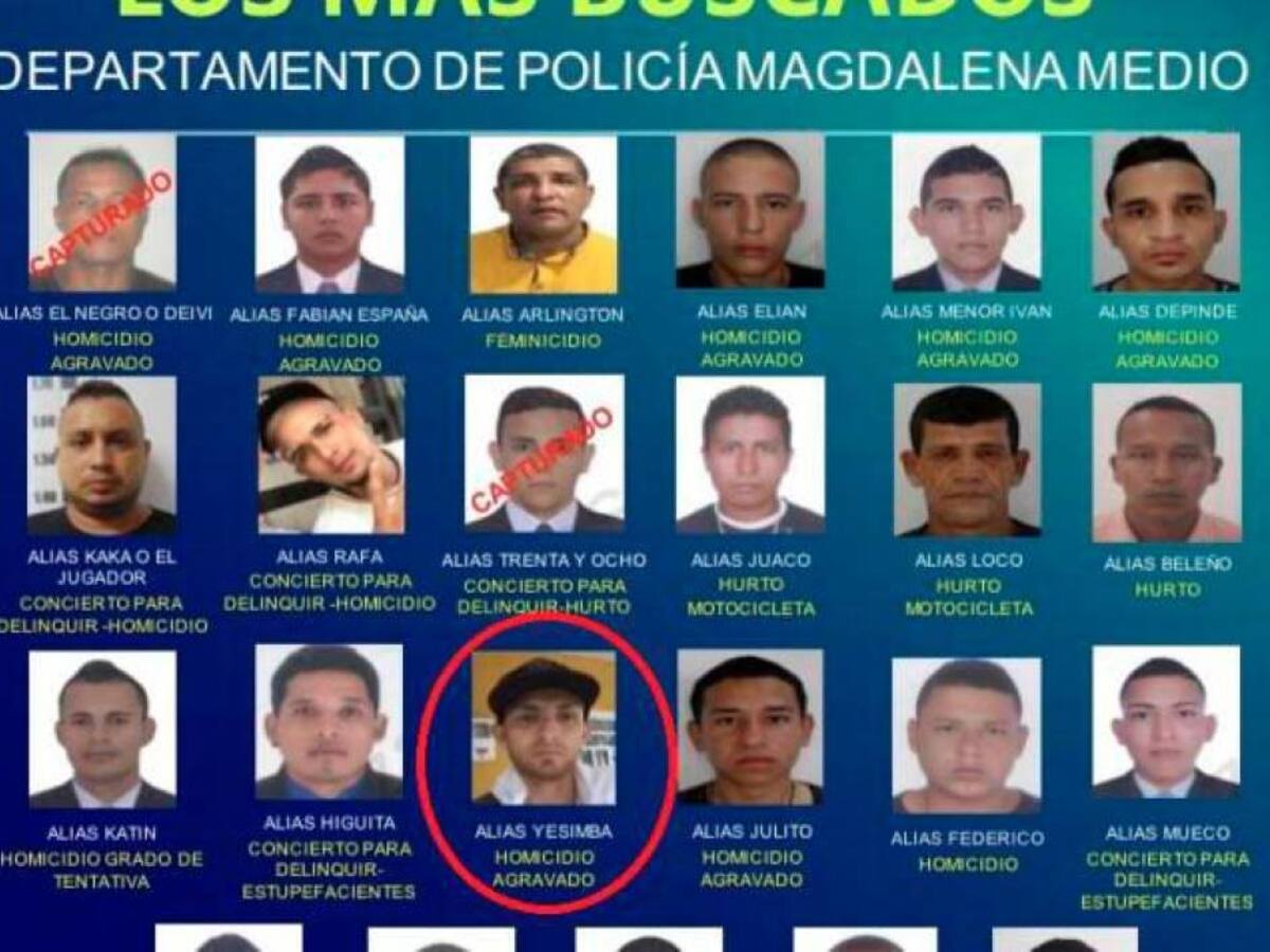 Hallan muerto a alias ‘Yesimba’, uno de los más buscados en el Magdalena Medio