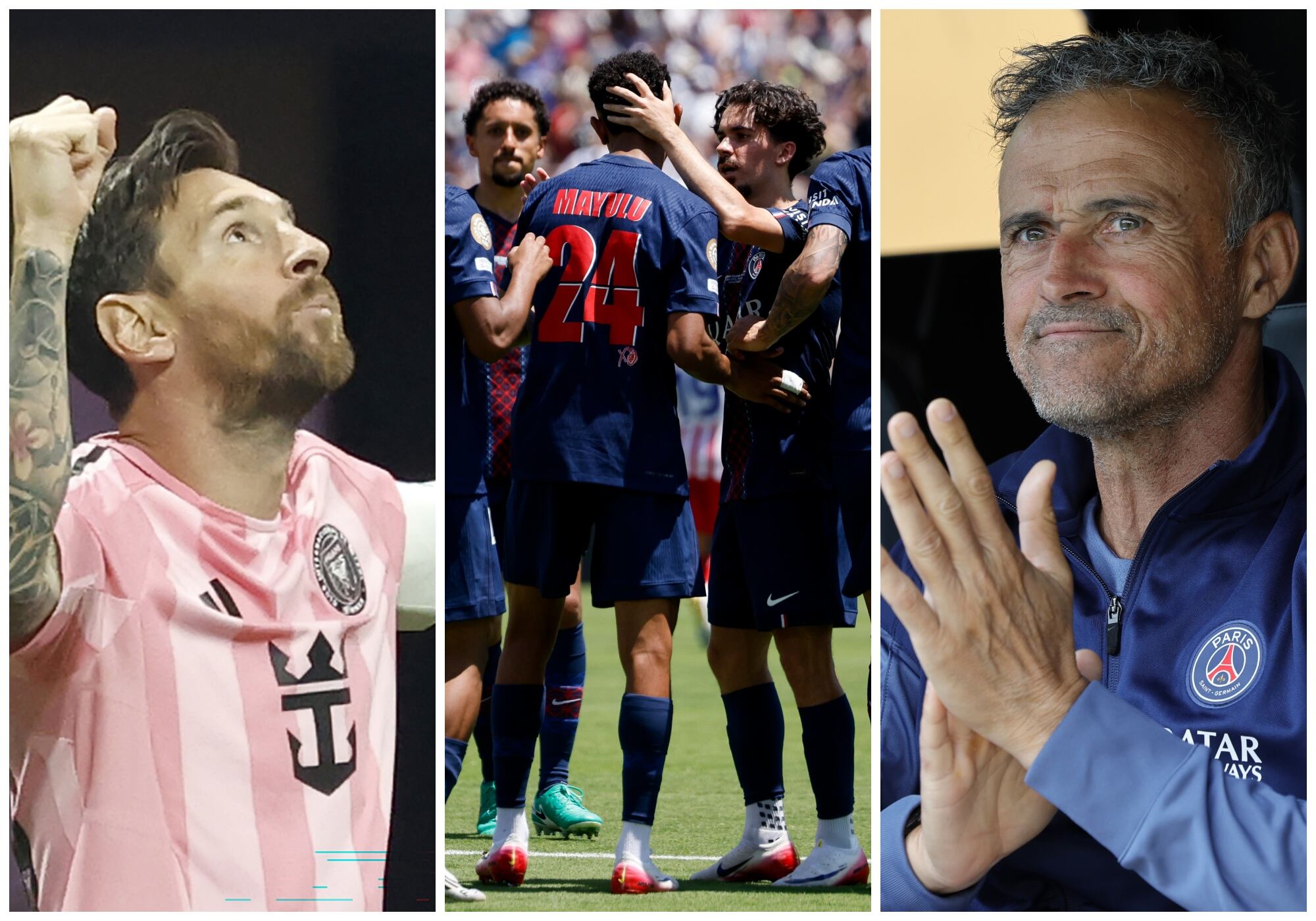 Lionel Messi se enfrenta contra su exequipo (PSG) y se reencontrará con su antiguo DT (Luis Enrique) en el Barcelona. Foto: EFE.