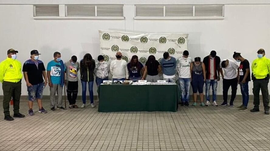 José Ignacio Gaviria Mejía, alias 'El Viejo', 81 años de edad sería presunto jefe del grupo. Foto: Comunicaciones FGN Cali