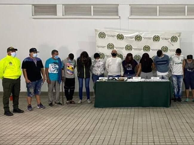 José Ignacio Gaviria Mejía, alias 'El Viejo', 81 años de edad sería presunto jefe del grupo. Foto: Comunicaciones FGN Cali