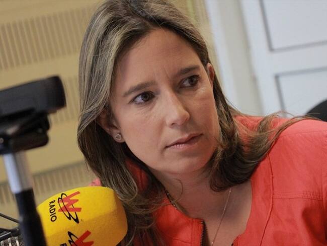 Cristina Plazas en La W. Foto: La W con Vicky Dávila