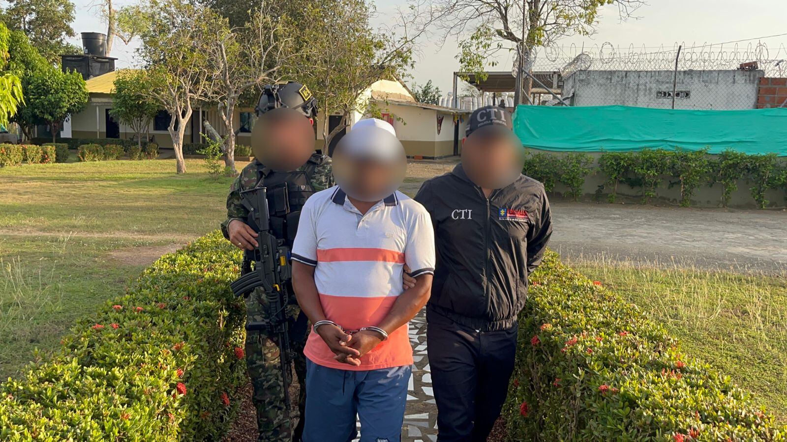 Capturan a alias ‘Leison’ o ‘Alexis’, presunto responsable de acciones terroristas en Antioquia y Córdoba. Foto: Ejército.